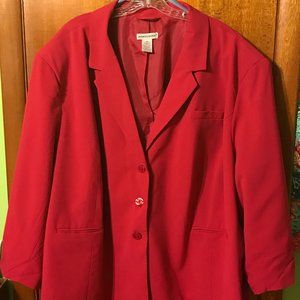 Pinks plus size blazer